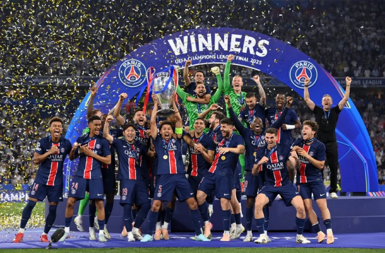 PSG Juara Liga Champions/Foto: X PSG
