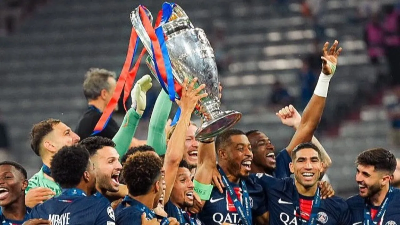 PSG Juara Liga Champions 2024/2025/ X PSG.