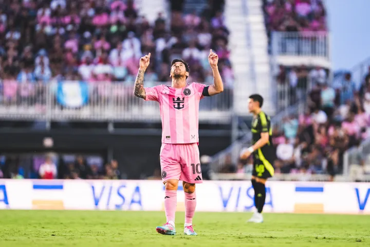 Lionel Messi di Inter Miami vs Columbus Crew/Foto: X Inter Miami