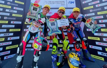 Pembalap Indonesia berhasil dominasi podium AP250 ARRC 2025 seri kedua di Sirkuit Sepang, Malaysia/foto: Ofisial ARRC