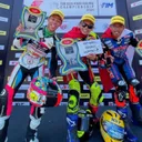 Pembalap Indonesia berhasil dominasi podium AP250 ARRC 2025 seri kedua di Sirkuit Sepang, Malaysia/foto: Ofisial ARRC
