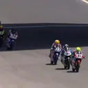 Kiandra Ramadhipa berhasil finis di posisi keenam pada race 2 European Talent Cup 2025 seri Jerez/foto: Youtube JuniorGP
