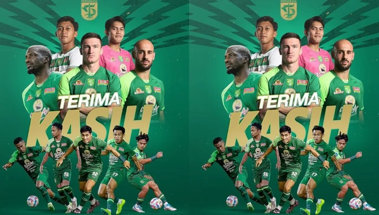 Persebaya Surabaya Melepas 10 Pemain dan Rekrut 2 Pemain Asing/foto: Ofisial Persebaya