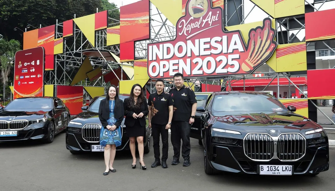 BMW jadi Official Mobility Partner PBSI di ajang Kapal Api Indonesia Open 2025. (BMW Indonesia)