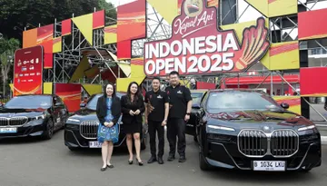 BMW jadi Official Mobility Partner PBSI di ajang Kapal Api Indonesia Open 2025. (BMW Indonesia)