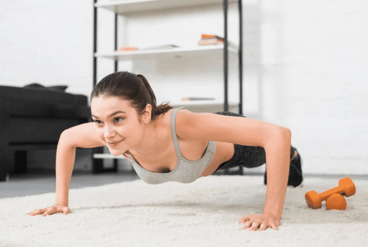 Ilustrasi push up (freepik.com)