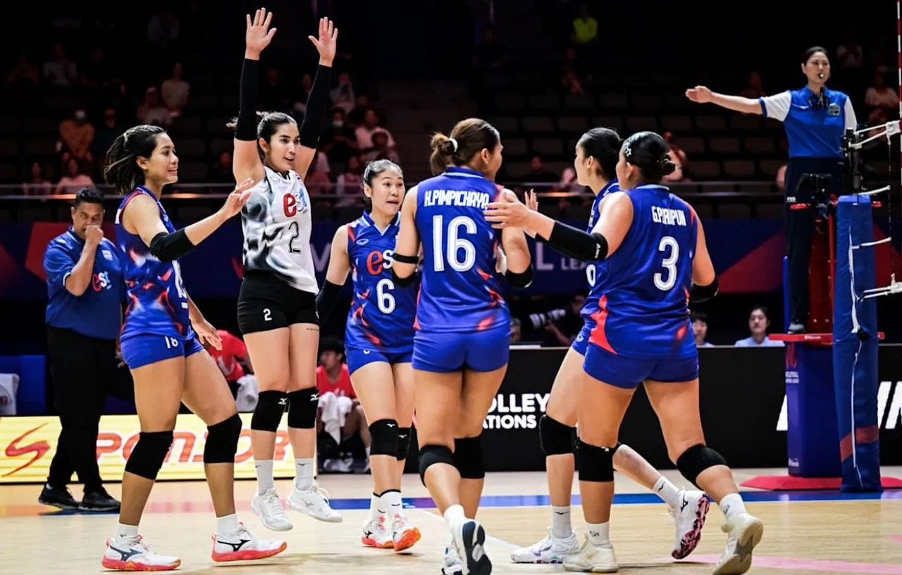 Thailand menelan dua kekalahan beruntun di pekan pertama VNL 2025/foto: Ofisial Volleyball World.