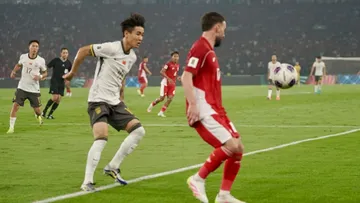Timnas Indonesia vs Timnas China/Sportcorner Hadi Febriansyah.