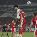 Aksi Ole Romeny dan Jay Idzes di laga Timnas Indonesia vs China. (Foto: Sportcorner/HadiFebriansyah)