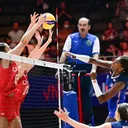 Tim Voli Putri Turki vs Prancis di VNL 2025/Foto: Volleyball World