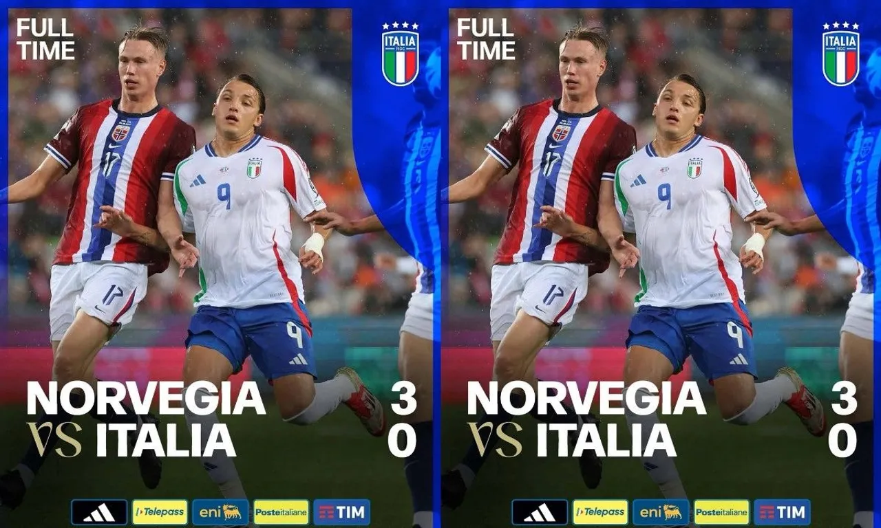 Hasil Norwegia vs Italia di pekan ke-3 Grup I Kualifikasi Piala Dunia 2026. (Foto: Instagram/azzurri)