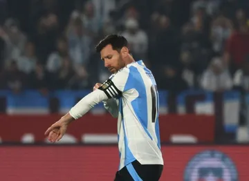 Lionel Messi di Chile vs Argentina/Foto: X Timnas Argentina