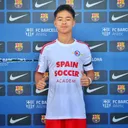 Miroslav Momor berhasil membobol gawang FC Barcelona La Masia U-16. (Foto: Istimewa)