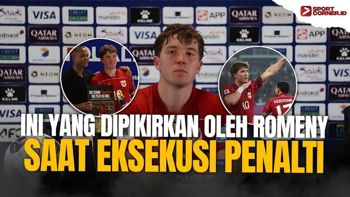 Ole Romeny jadi pahlawan kemenangan Timnas Indonesia atas China berkat eksekusi penaltinya/foto: SportCorner.id