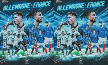 Link live streaming Jerman vs Prancis dalam perebutan juara 3 UEFA Nations League 2024/2025. (Foto: Instagram/equipedefrance)