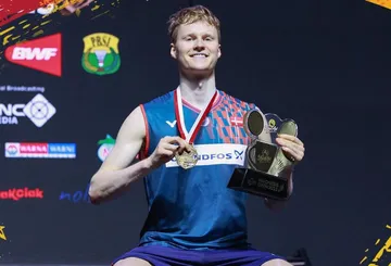 Juara Indonesia Open 2025, Anders Antonsen/Foto: PBSI