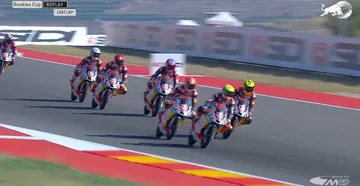 Hasil Race 2 Red Bull Rookies Cup 2025 seri Aragon/foto: Red Bull Rookies Cup TV