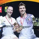 Thom Gicquel-Delphine Delrue - Juara Indonesia Open 2025, Thom Gicquel/Delphine Delrue/Foto: PBSI