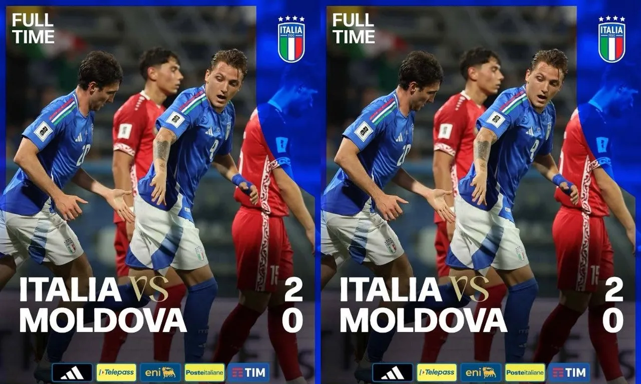Hasil Italia vs Moldova pada lanjutan Grup I Kualifikasi Piala Dunia 2026. (Foto: Instagram/azzurri)