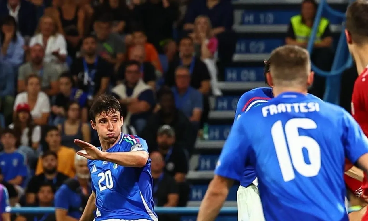 Jalannya laga antara Italia vs Moldova pada Kualifikasi Piala Dunia 2026. (Foto: Instagram/azzurri)