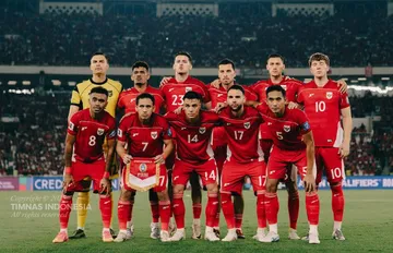Skuad Timnas Indonesia saat menjamu China di Kualifikasi Piala Dunia 2026/foto: Ofisial Timnas Indonesia