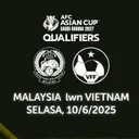 Malaysia menjamu Vietnam di Stadion Nasional Bukit Jalil di Kualifikasi Piala Asia 2027/foto: Ofisial FA Malaysia