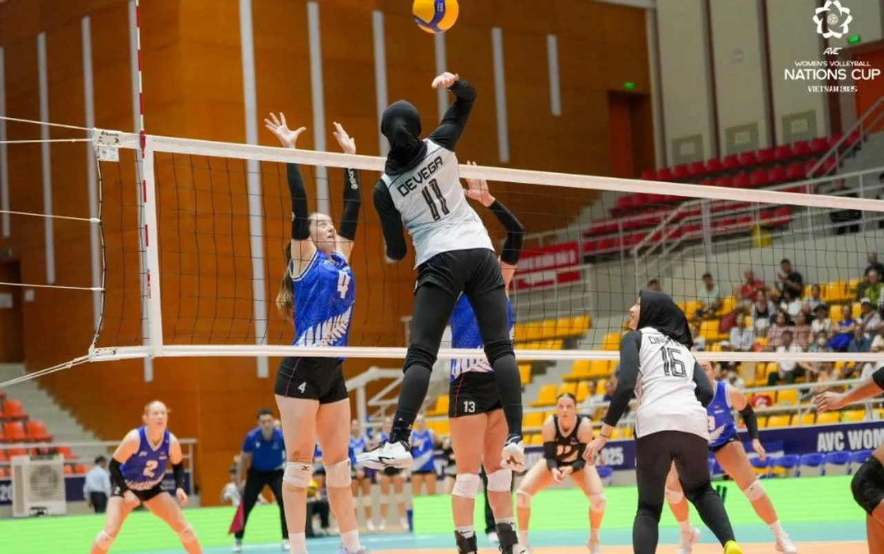 Indonesia menang 3-0 atas Selandia Baru di AVC Nations Cup 2025 Putri/foto: Ofisial AVC