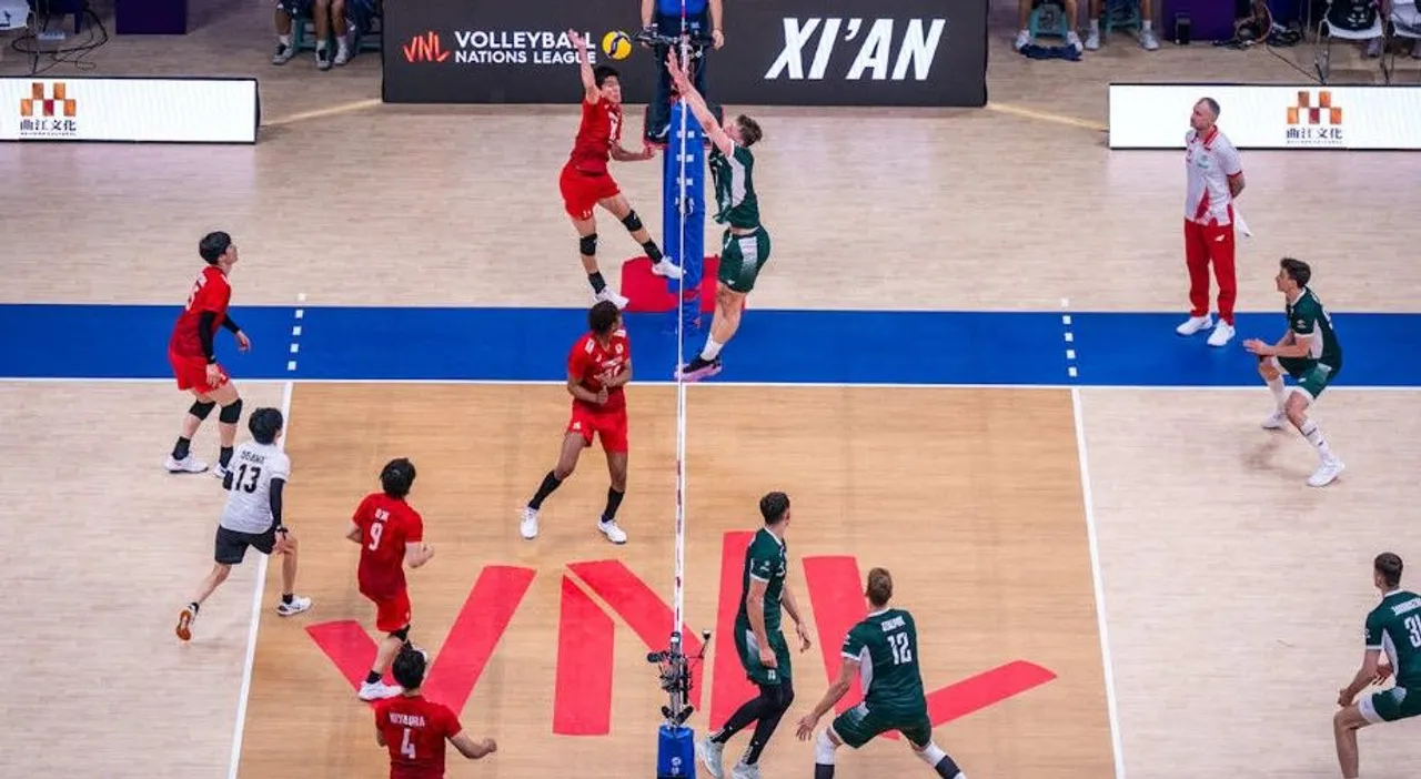 Polandia menang 3-1 atas Jepang di laga kedua VNL 2025 pekan pertama/foto: Volleyball World