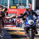 Arai Agaska meraih podium 3  race 1 seri 1 FIM R3 BLU CRU World Cup 2025/Istimewa Yamaha.