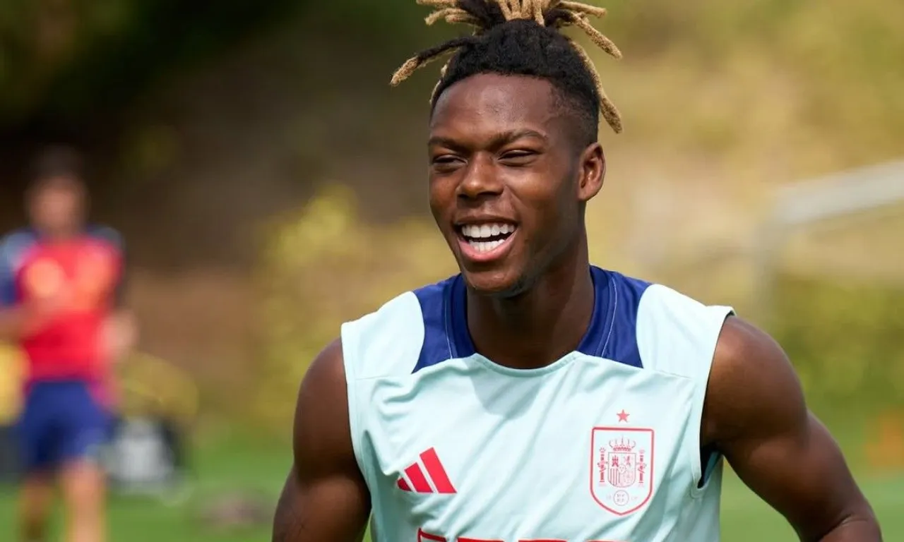 Pemain tim nasional Spanyol, Nico Williams. (Foto: Instagram/sefubol)
