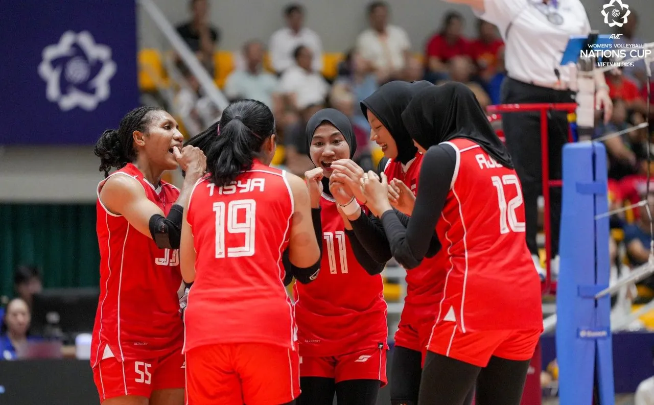 Timnas Voli Putri Indonesia finis di peringkat 5 AVC Nations Cup 2025/foto: Ofisial AVC