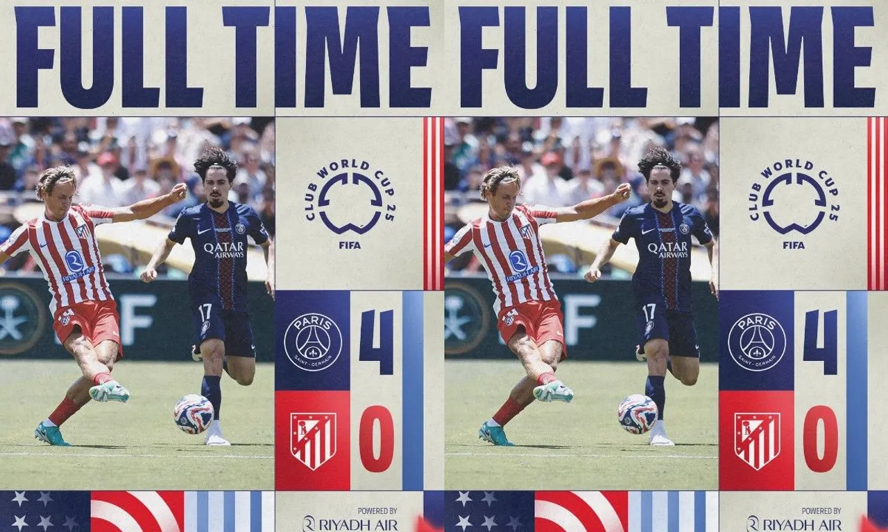 Hasil PSG vs Atletico Madrid. (Foto: Instagram/atleticomadrid)
