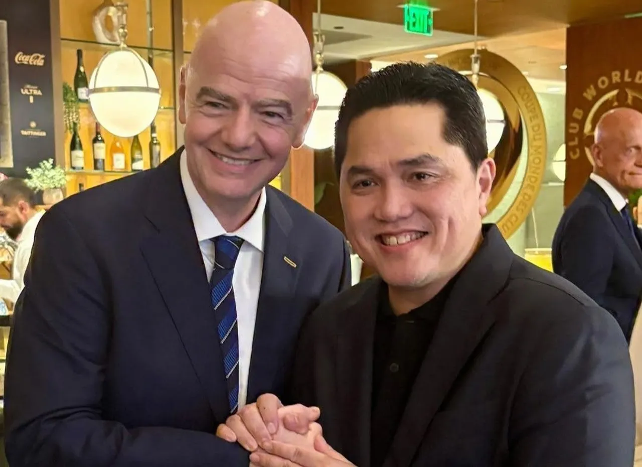 Erick Thohir dan Gianni Infantino/Foto: IG Erick Thohir