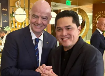 Erick Thohir dan Gianni Infantino/Foto: IG Erick Thohir
