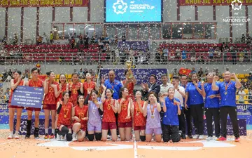 Timnas Voli Putri Vietnam juara AVC Nations Cup 2025/foto: Ofisial AVC