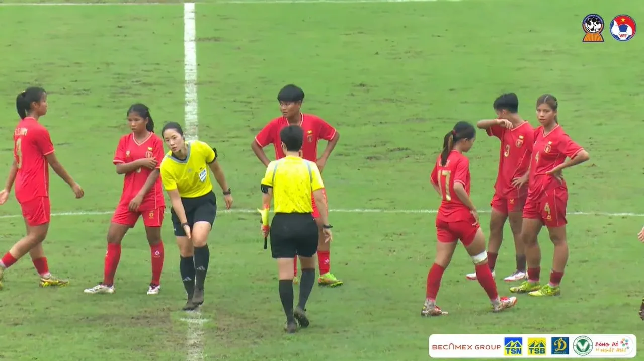 Thailand menang 5-1 atas Myanmar di semifinal Piala AFF U-19 2025 Putri/foto: Youtube HFF Media