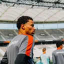 Bomber Eintracht Frankfurt, Hugo Ekitike. (Foto: Instagram/eintrachtfrankfurt)