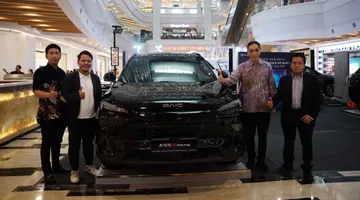 Peluncuran BAIC X55 II di Medan. (JDI)