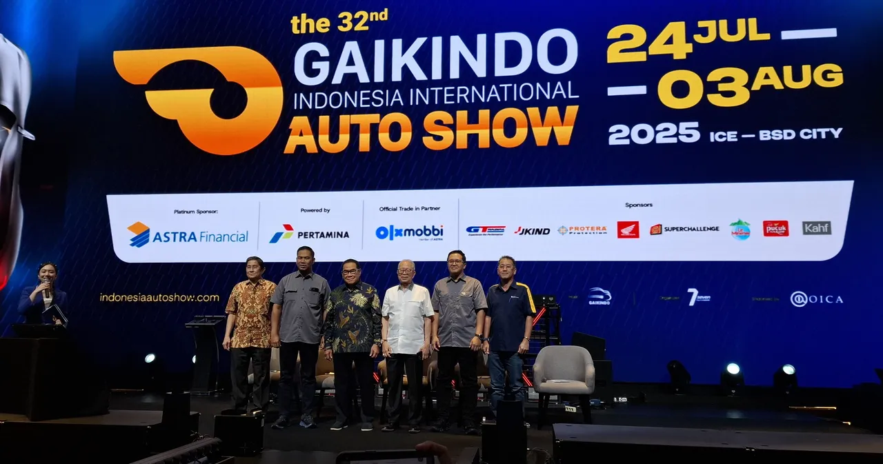 Konferensi pers GIIAS 2025 di HW Superhouse Satrio, Kuningan, Jakarta Selatan, Rabu 18 Juni 2025. (Chadie)