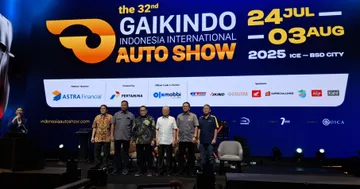 Konferensi pers GIIAS 2025 di HW Superhouse Satrio, Kuningan, Jakarta Selatan, Rabu 18 Juni 2025. (Chadie)