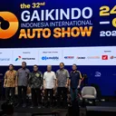 Konferensi pers GIIAS 2025 di HW Superhouse Satrio, Kuningan, Jakarta Selatan, Rabu 18 Juni 2025. (Chadie)