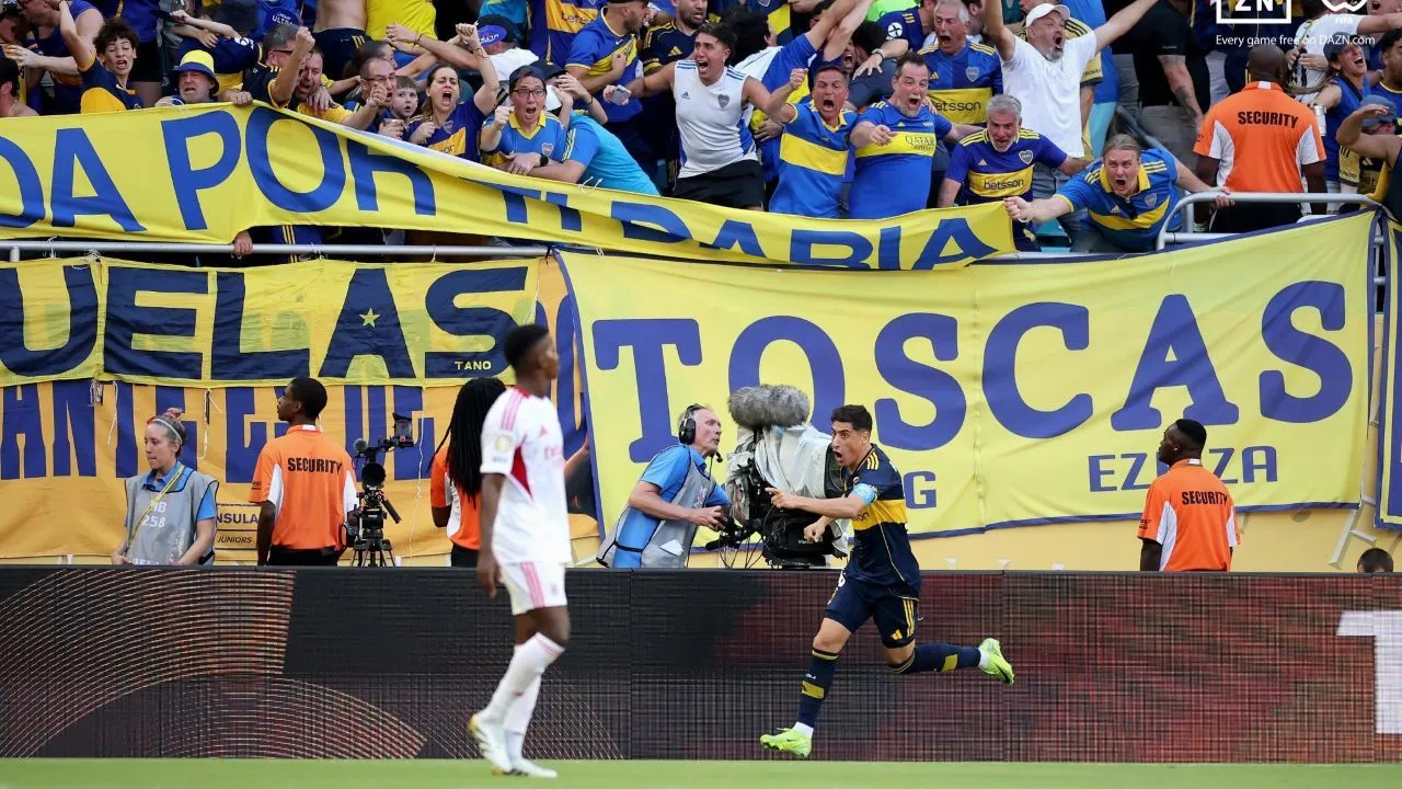Boca Juniors vs Benfica di Piala Dunia Antarklub 2025/X Boca Junior.