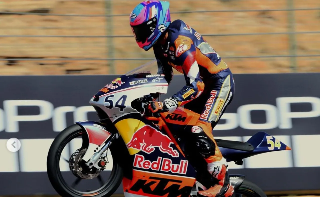 Veda Ega Pratama tampil di Red Bull Rookies Cup 2025 seri Italia di Sirkuit Mugello/foto: IG Veda Ega Pratama