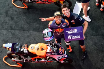 Veda Ega Pratama Juara Race 1 Red Bull Rookies Cup Mugello/Foto: Red Bull Rookies Cup