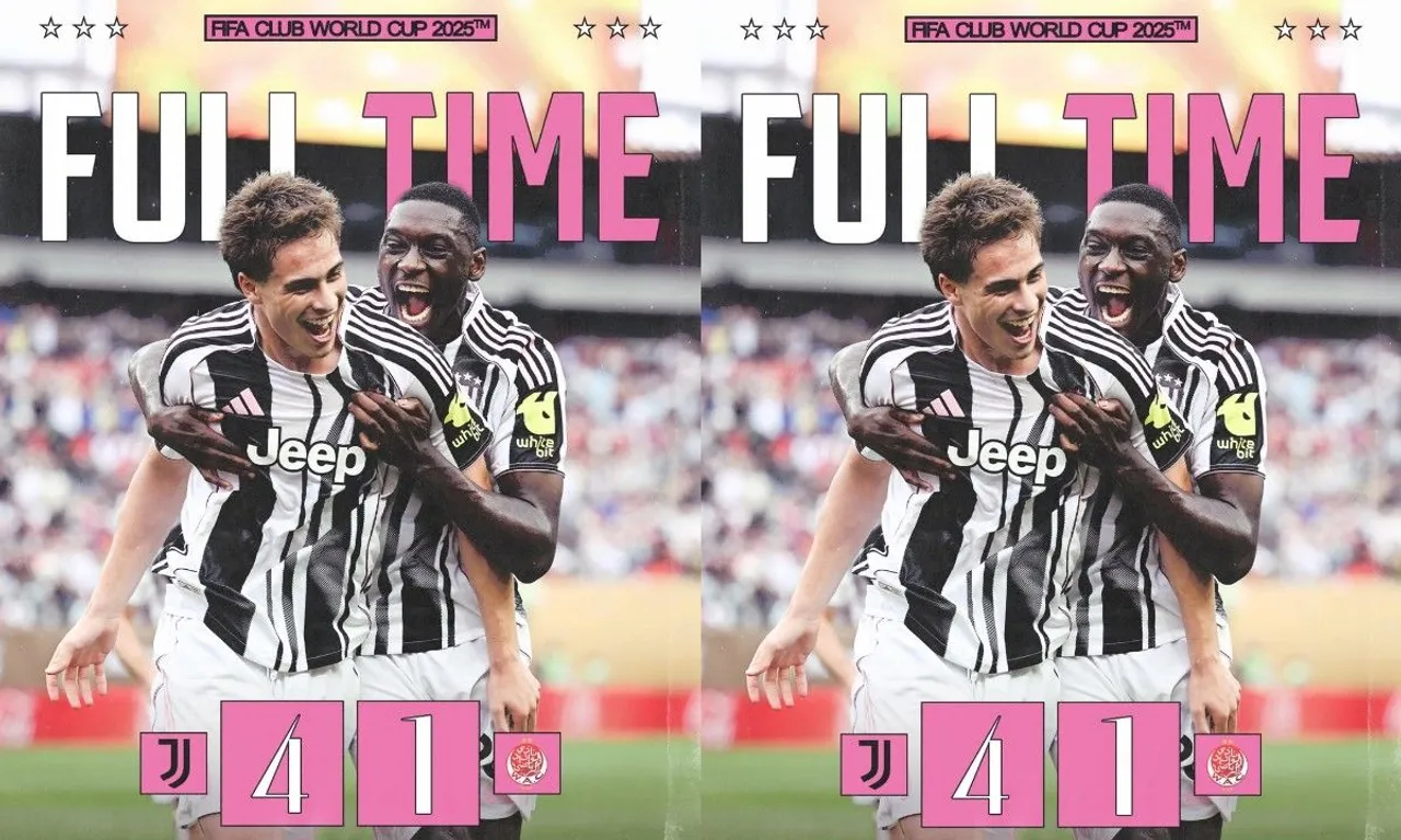 Hasil Juventus vs Wydad AC di matchday ke-2 Grup G Piala Dunia Antarklub 2025, dengan skor 4-1. (Foto: Instagram/juventus)