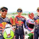 podium red bull rookies cup mugello.jpg - Veda Ega Pratama menangi race 2 Red Bull Rookies Cup 2025 seri Mugello/foto: Ofisial IG Red Bull Rookies Cup