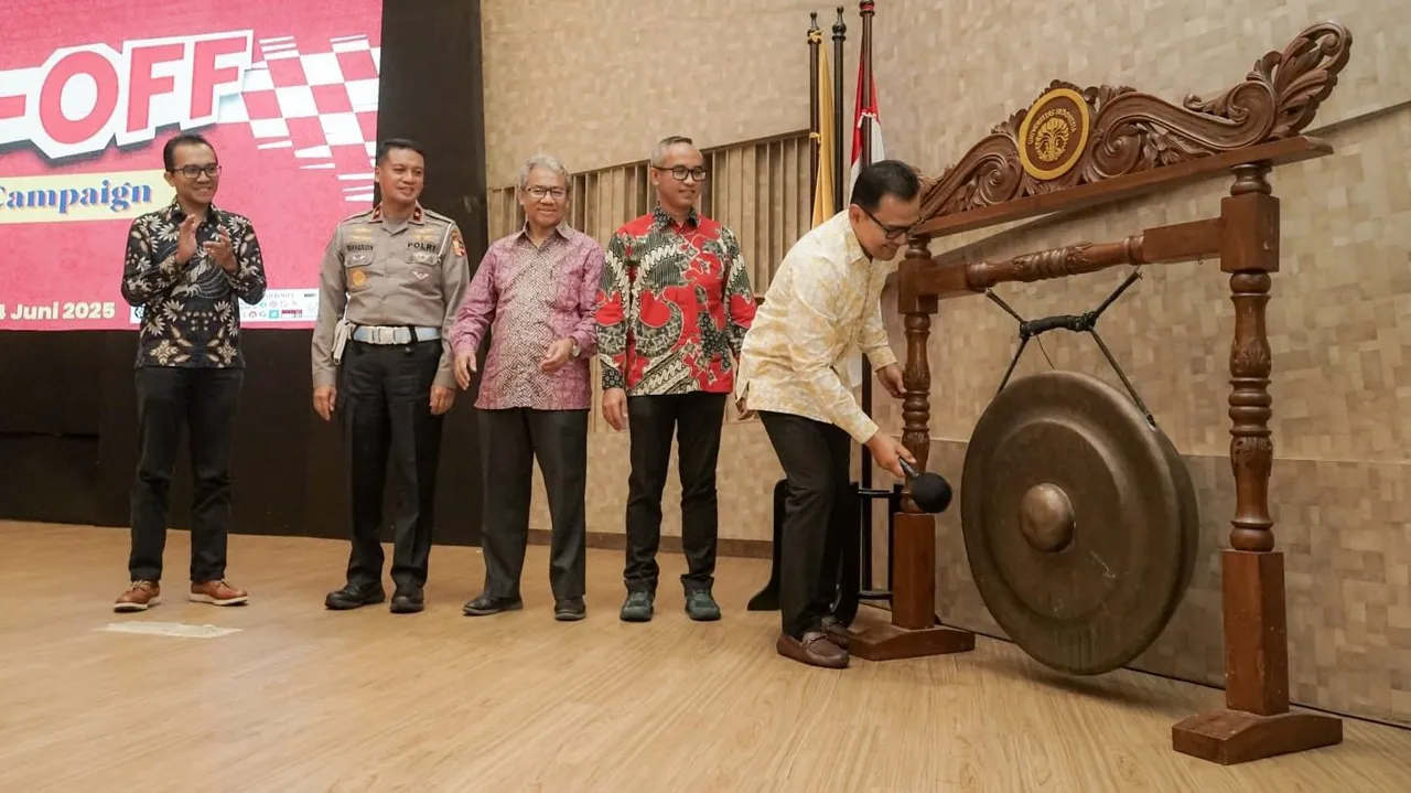 Yayasan AHM bersama Universitas Indonesia resmikan Safety Riding Short Movie Contest 2025. (AHM)