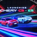 Peluncuran Chery C5 dan E5 di Bengkel Space, SCBD, Jakarta. (Chadie)