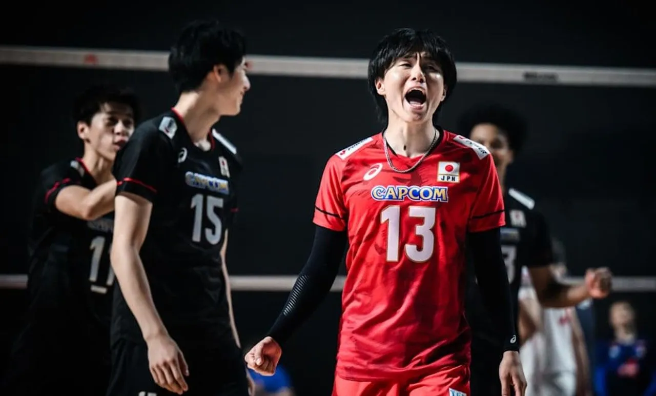 Jepang berhasil mengalahkan Prancis di pekan kedua VNL 2025 Putra/foto: Volleyball World