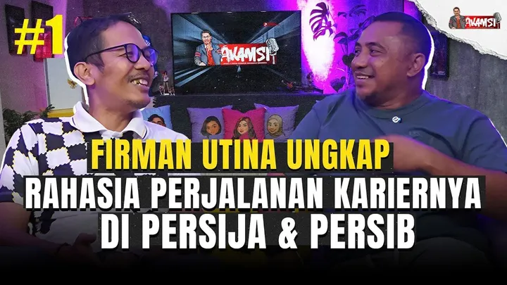 Episode Akamsi dengan bintang tamu Firman Utina/foto: SportCorner.id